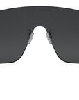 Fendi First Crystal Black Rectangular Sunglasses