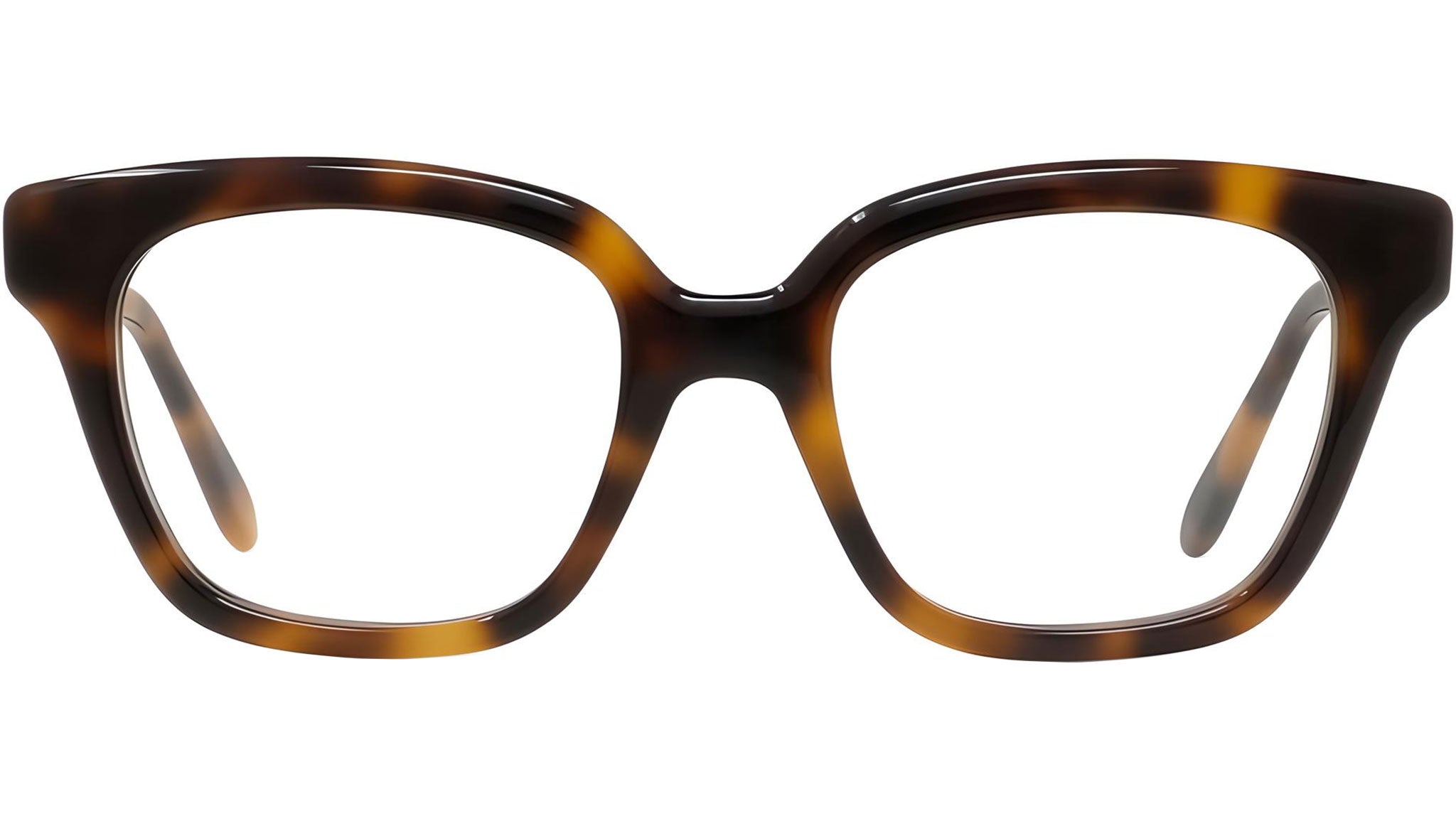 Slim Tortoise Geometric Eyeglasses