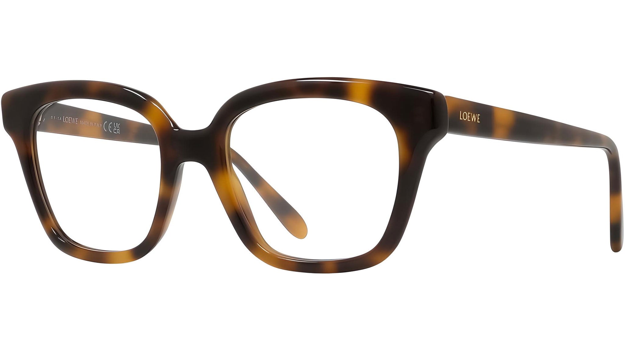 Slim Tortoise Geometric Eyeglasses