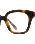 Slim Tortoise Geometric Eyeglasses