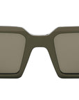 Fendigraphy Green Rectangular Sunglasses