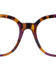 AKA Red Havana Square Eyeglasses