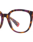 AKA Red Havana Square Eyeglasses