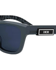 DiorB23 S1I Grey Geometric Sunglasses