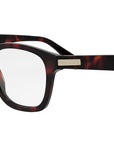 Fendi Essential Havana Square Eyeglasses