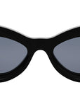 FF Diamonds Black Cat Eye Sunglasses