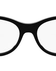 FF Diamond Black Oval Eyeglasses