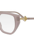 FF Diamond Pink Rectangular Eyeglasses