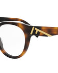 Fendi First Havana Round Eyeglasses