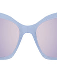 4G Liquid Blue Square Sunglasses