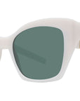 4G Liquid White Square Sunglasses