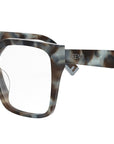 Fendi Way Havana Geometric Eyeglasses