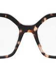 Fendi Way Havana Square Eyeglasses