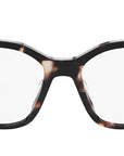 Fendi Way Red Havana Rectangular Eyeglasses