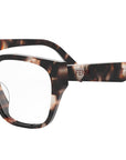 Fendi Way Red Havana Rectangular Eyeglasses