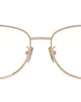 Baguette Rose Gold Geometric Eyeglasses