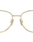 Baguette Gold Geometric Eyeglasses