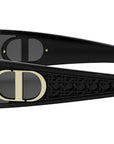 VeryDior M1U Black Mask Sunglasses