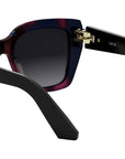 CDior S1I Red Havana Square Sunglasses