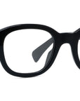 Boke Flower Black Round Eyeglasses