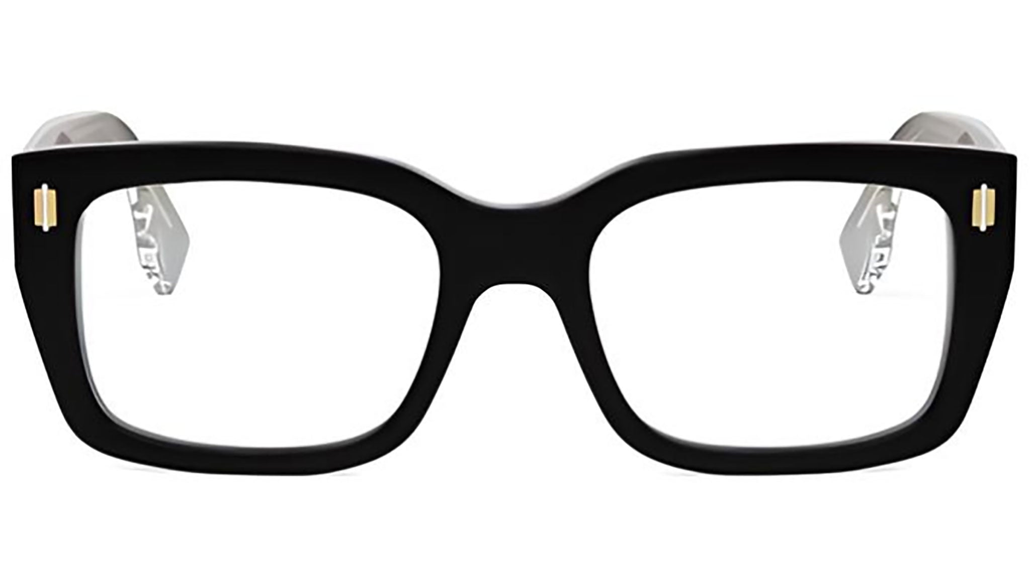 Fendi Roma Black Square Eyeglasses