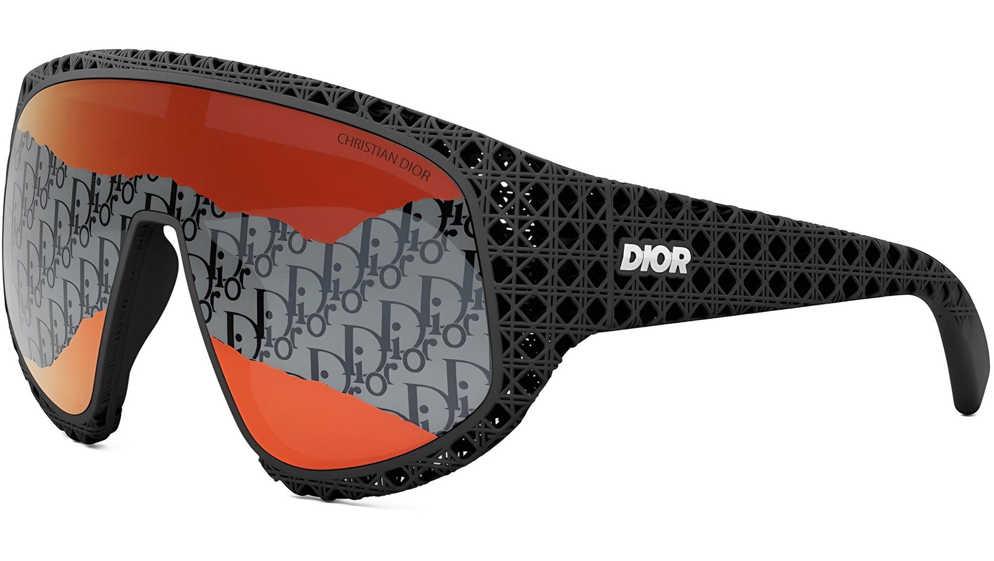 Dior3D M1U Matte Black Mask Sunglasses