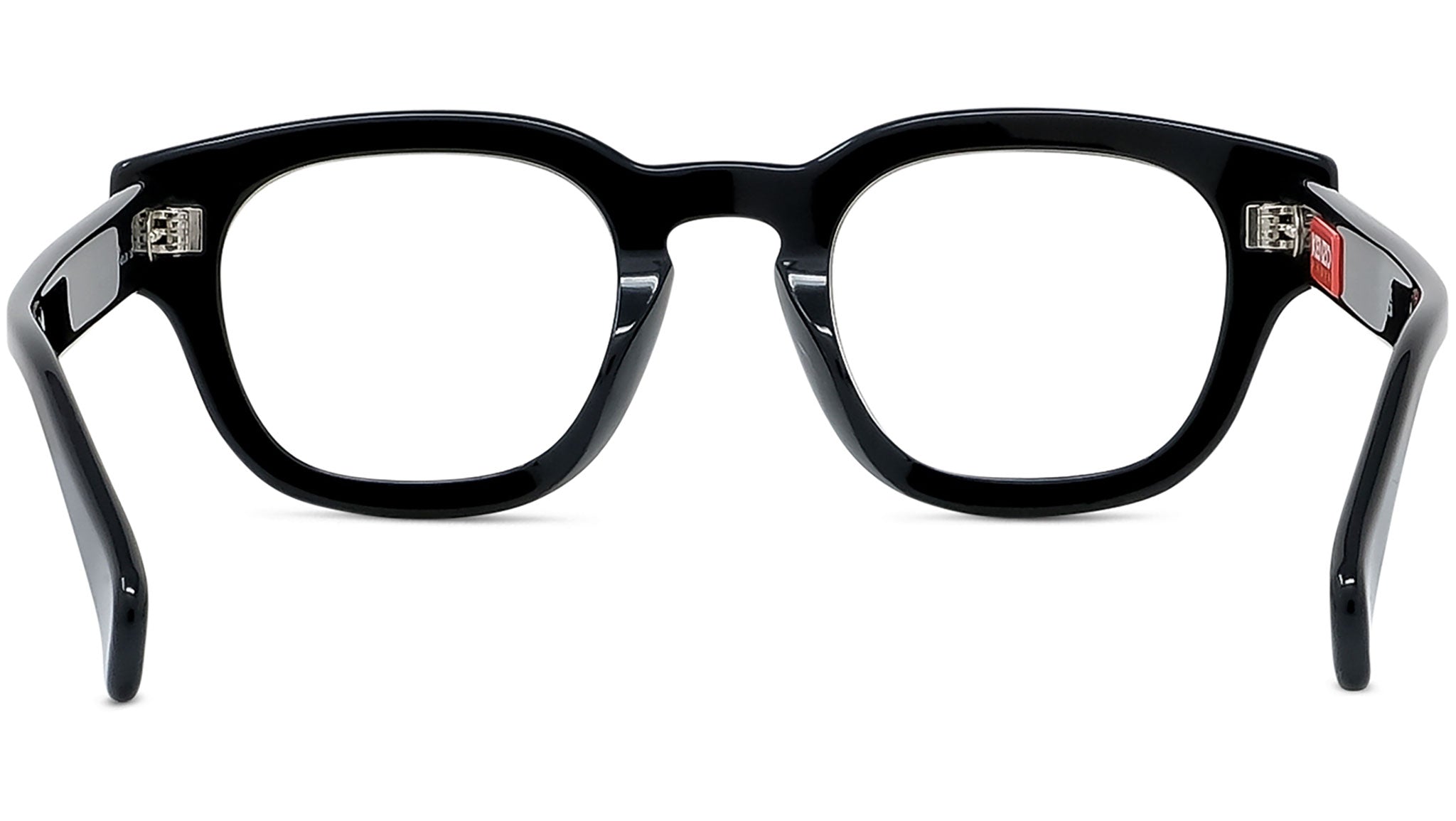 1970 Black Geometric Eyeglasses