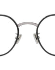 Boke Flower Silver Round Eyeglasses