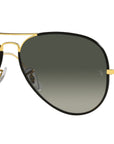 Aviator Full Color Legend RB3025JM 919671 Black On Gold