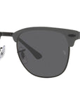 Clubmaster Metal RB3716 9256B1 grey on black