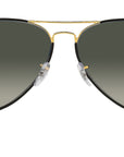 Aviator Full Color Legend RB3025JM 919671 Black On Gold