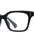 Boke Flower Black Rectangular Eyeglasses