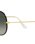 Aviator Full Color Legend RB3025JM 919671 Black On Gold