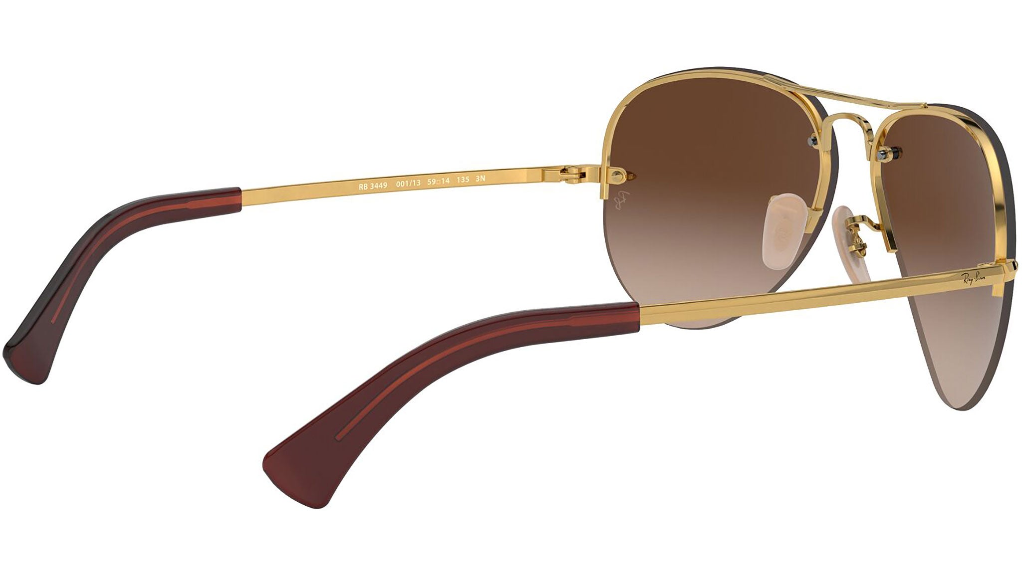 Aviator RB3449 001/13 Gold Brown