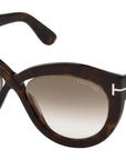 Diane FT0577 52G Dark Havana Brown