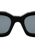 Signature Black Rectangular Sunglasses