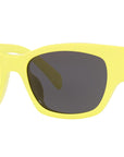 CELINE Monochroms Yellow Rectangular Sunglasses
