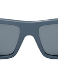 Signature Blue Rectangular Sunglasses