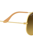 Aviator Gradient RB3025 112/85 Gold Brown