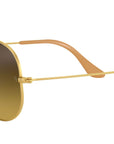 Aviator Gradient RB3025 112/85 Gold Brown