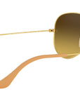 Aviator Gradient RB3025 112/85 Gold Brown