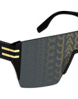 MARC 712/S NZU 7Y Gold Pattern Black