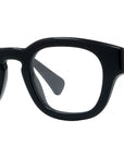 1970 Black Geometric Eyeglasses