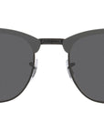 Clubmaster Metal RB3716 9256B1 grey on black