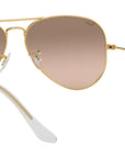 Aviator Gradient RB3025 001/3E Gold Silver