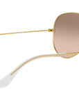 Aviator Gradient RB3025 001/3E Gold Silver