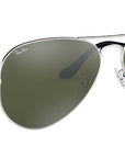 Aviator Mirror RB3025 003/40 Silver Metal Grey