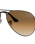 Aviator Gradient RB3025 004/51 Gunmetal Brown