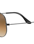 Aviator Gradient RB3025 004/51 Gunmetal Brown