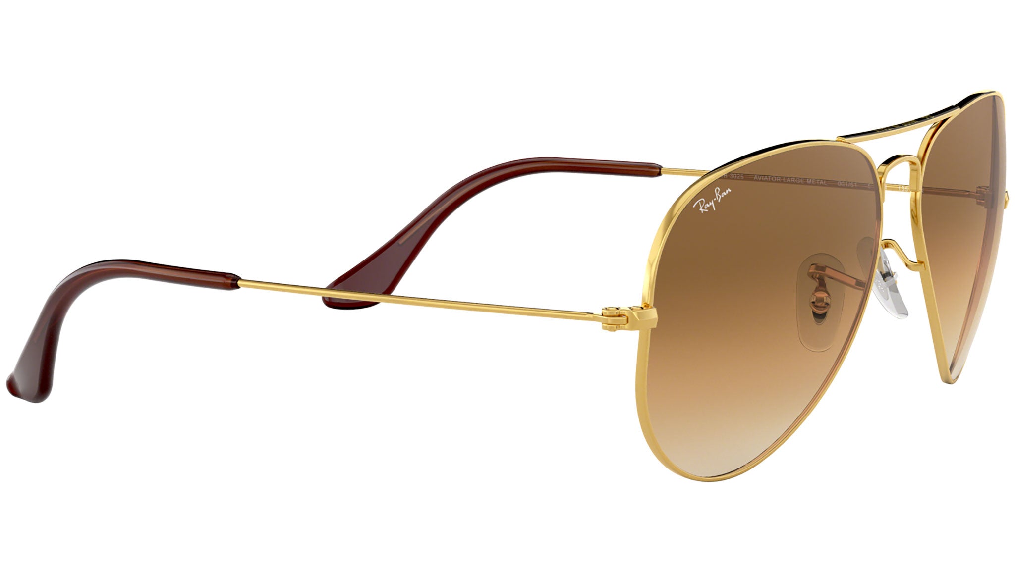 Aviator Gradient RB3025 001/51 Gold Brown